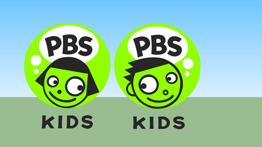 PBS Kids Dot & Dash logos | 3D Warehouse