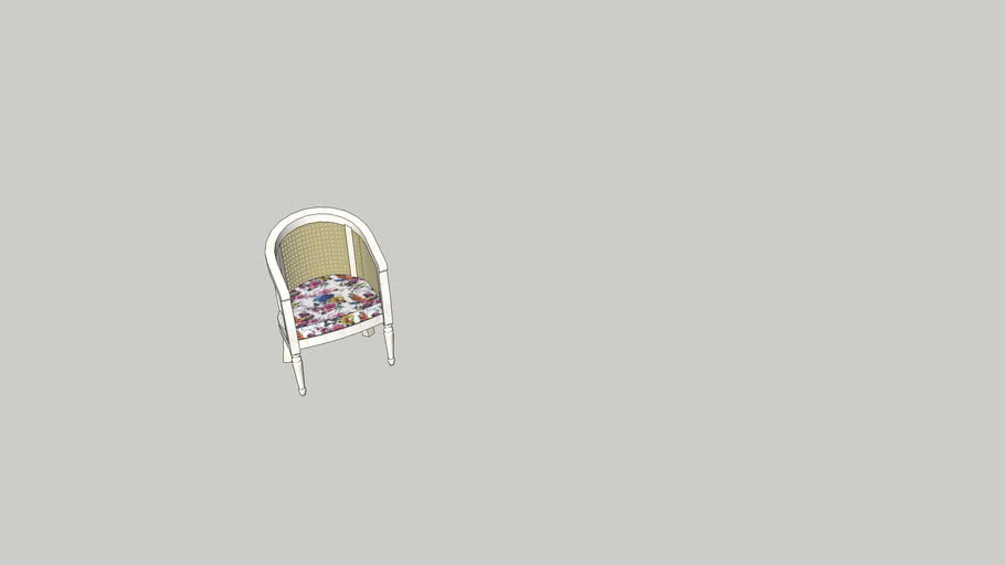 Floral 'Cockatoo' Chairs 3D Warehouse