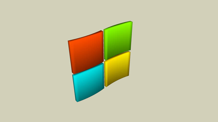3D Microsoft Logo