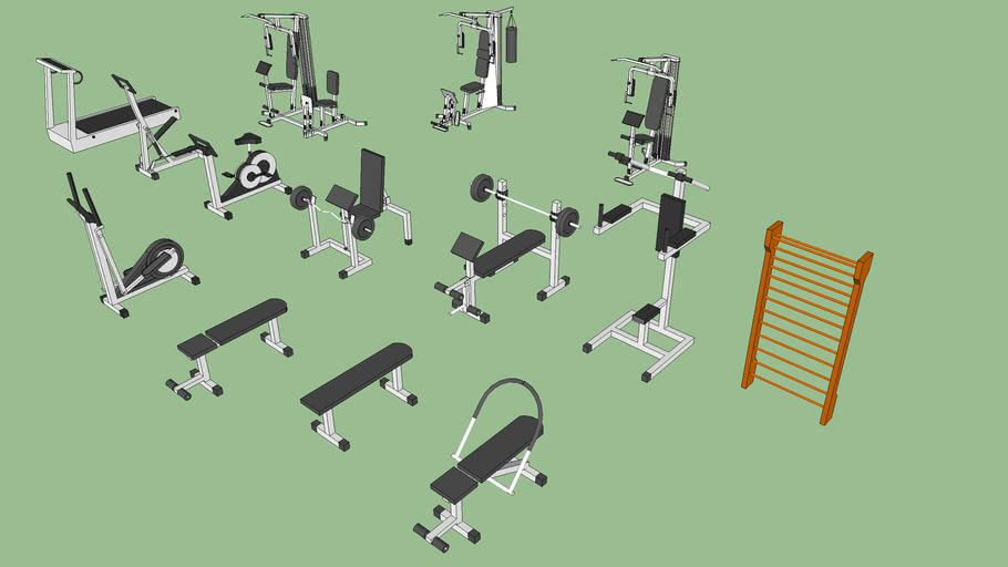 gym 3D Warehouse