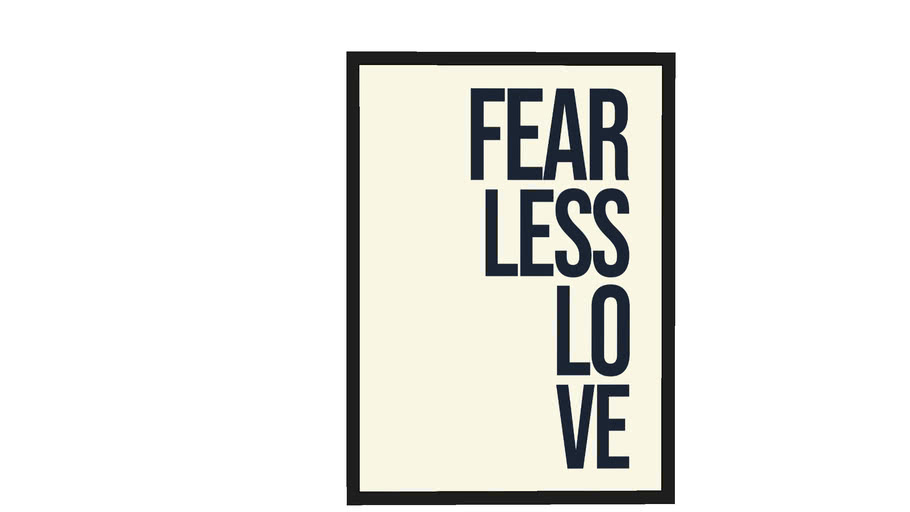 Arts - Quadro - Fearless Love
