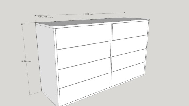 Параметрическая мебель в sketchup