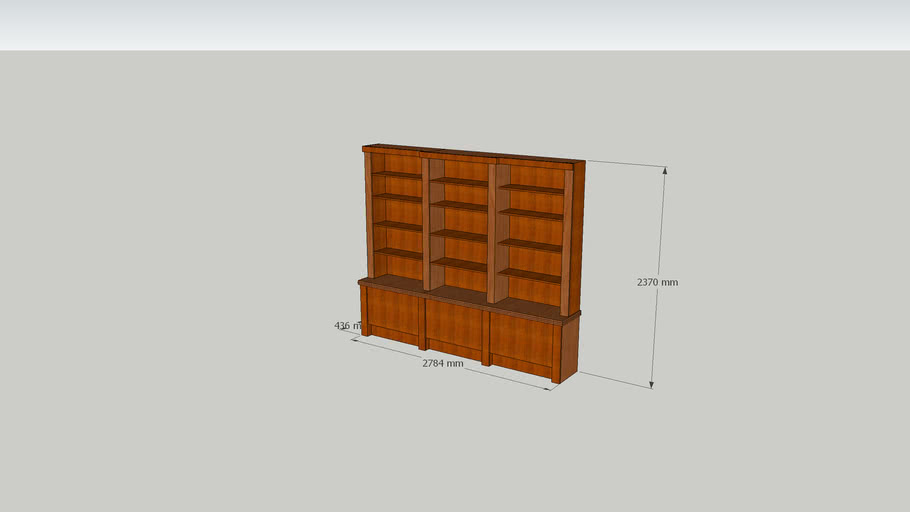 Bookcase | 3D Warehouse