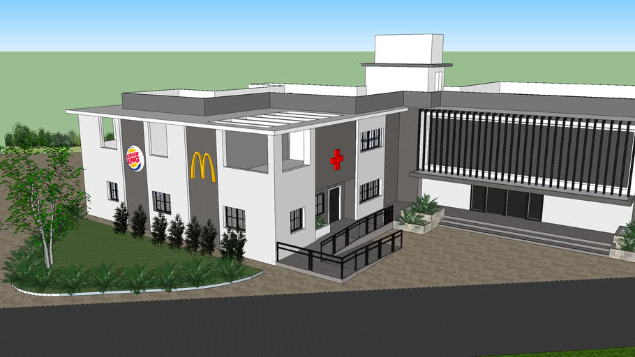 administration building 3D Warehouse