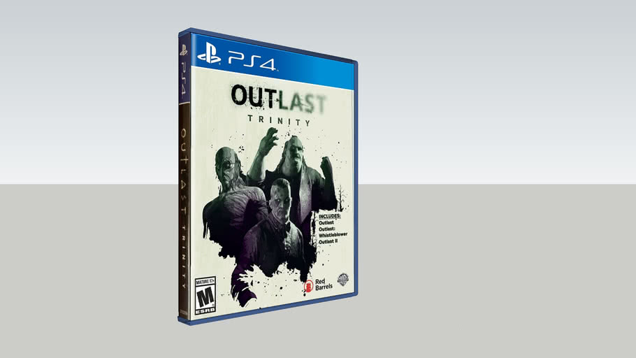 Outlast Trinity PS4 game case | 3D Warehouse
