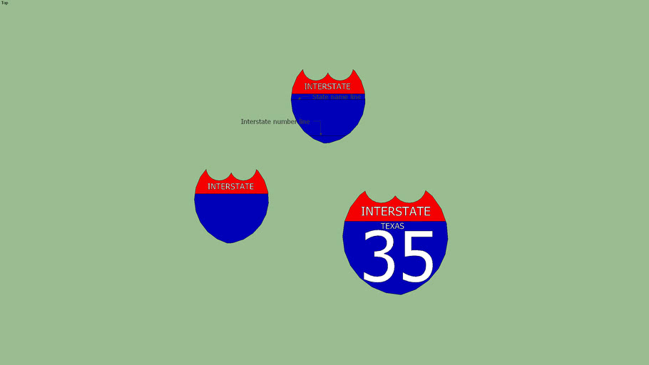 Interstate shields