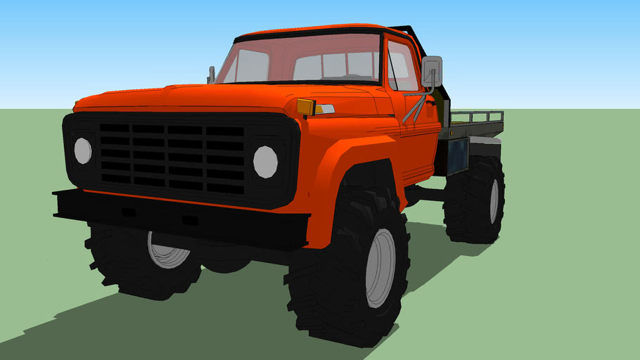 1971 Ford F600 4x4 Mud Truck 3d Warehouse