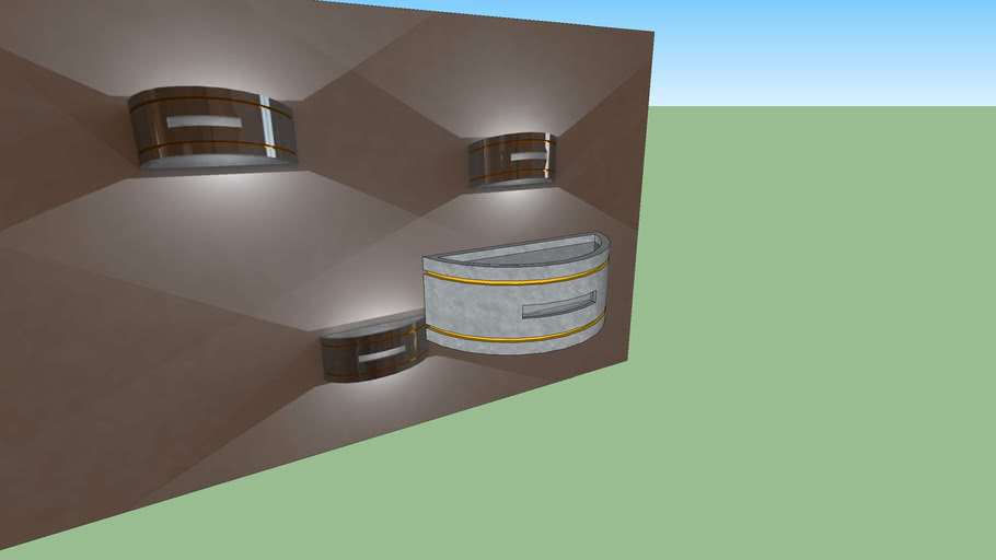 Applique mural 01 3D Warehouse