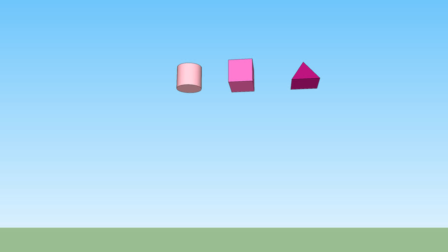 SHAPES THAT ARE PINK.