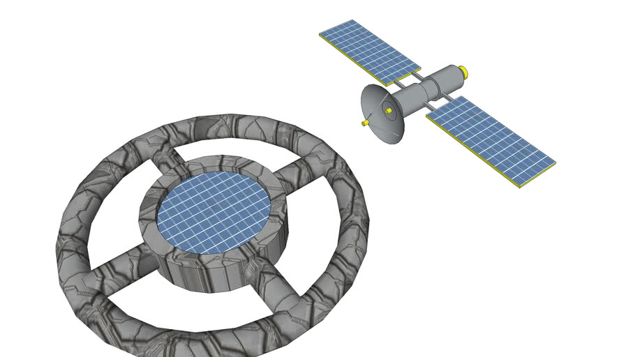 satellites 3D Warehouse