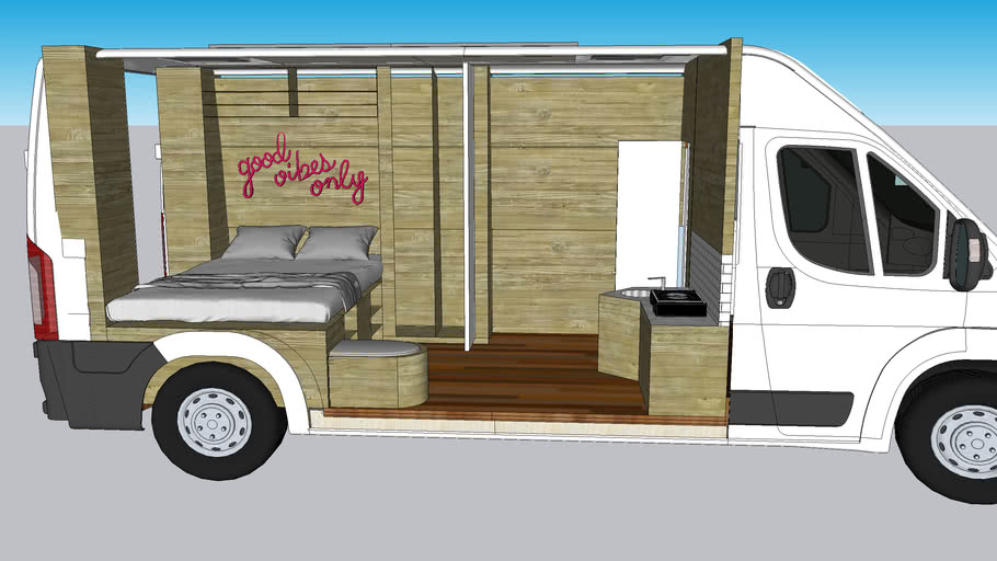 Fiat Camper Van Conversion 3D Warehouse