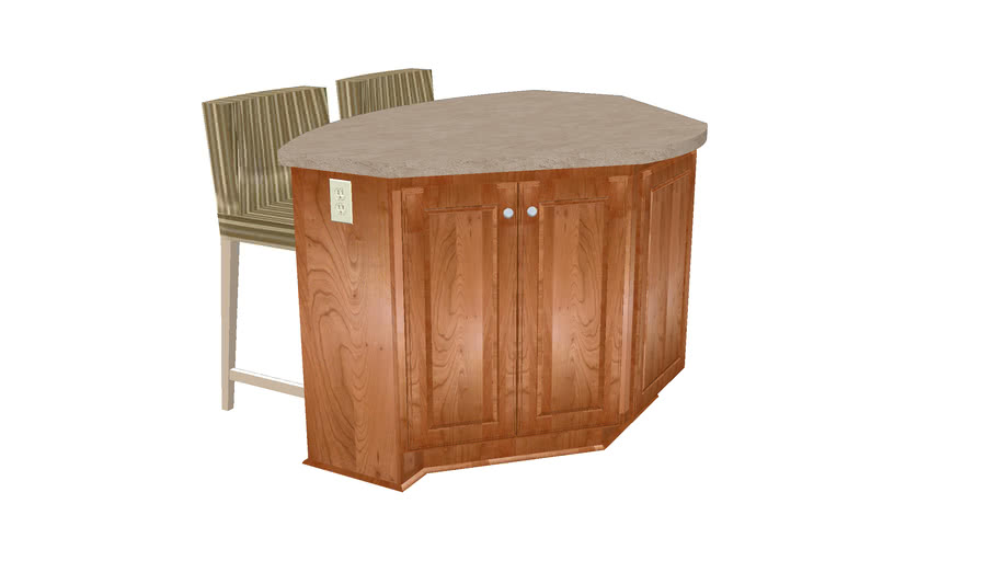 Custom Kitchen Island 3D Warehouse