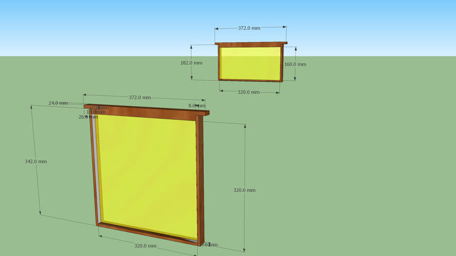 Cadre Pour Ruche Type Voirnot 3d Warehouse