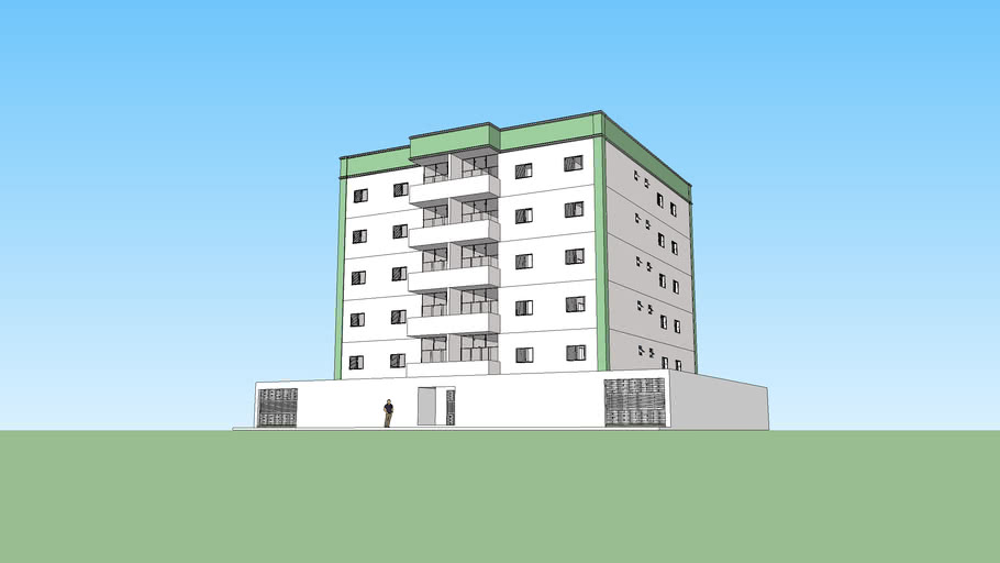 Predio De 5 Andares 3d Warehouse