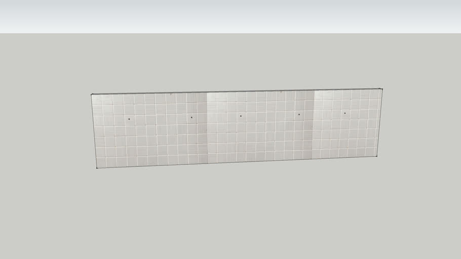 gray tile backsplash 3D Warehouse