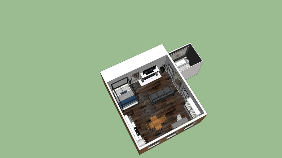 One Room Apartment | 3D Warehouse