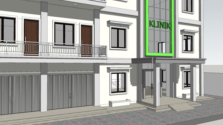 Ruko dan Klinik | 3D Warehouse