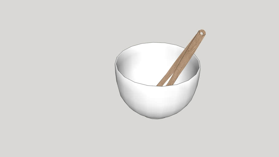 Ceramic pot with wood spoon