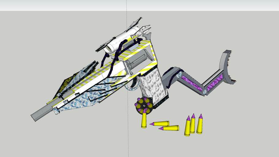 E Tech Revolver Borderlands 2 3d Warehouse