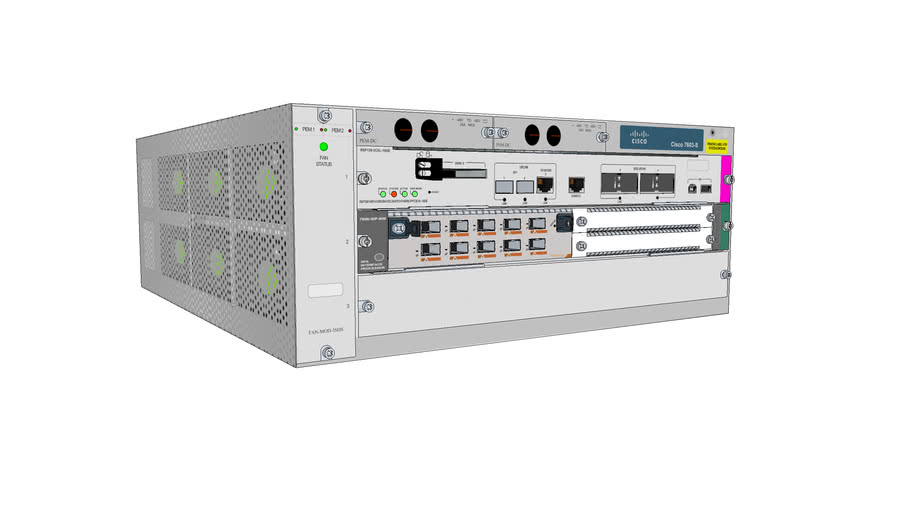 Cisco 7603s Router | 3D Warehouse
