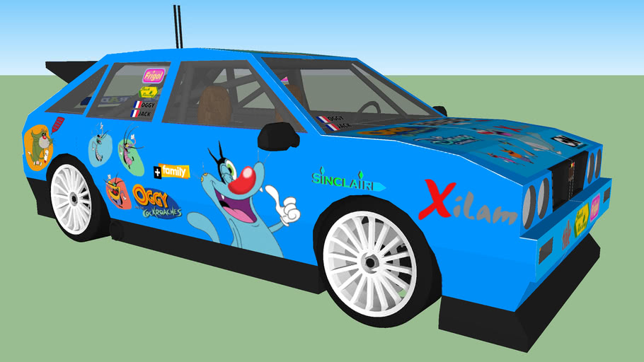 Xilam Oggy And The Cockroaches Car 3d Warehouse 0767