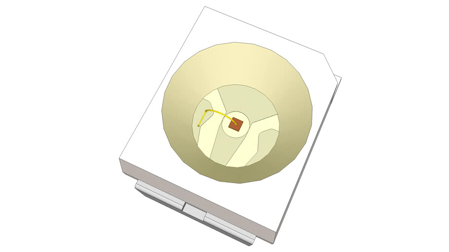 Kingbright SMD LED KA3528ASYC / 3.5x2.8mm SURFACE MOUNT LED LAMP 3D