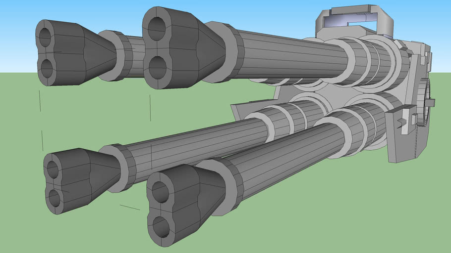 Quadlaser Cannon (Millennium Falcon) 3D Warehouse