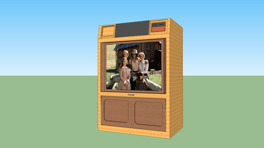 Panasonic CinemaVision (CT4000) rear projection TV 3D Warehouse