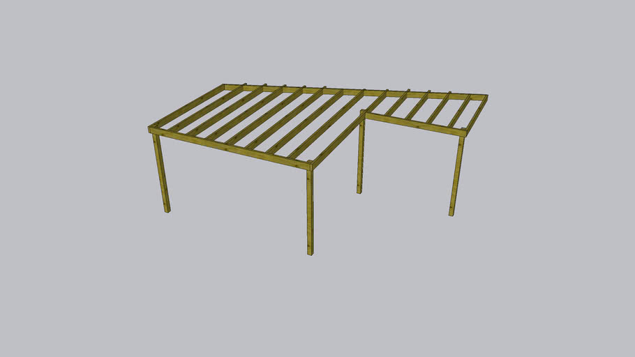 Pergola. Odd shape | 3D Warehouse