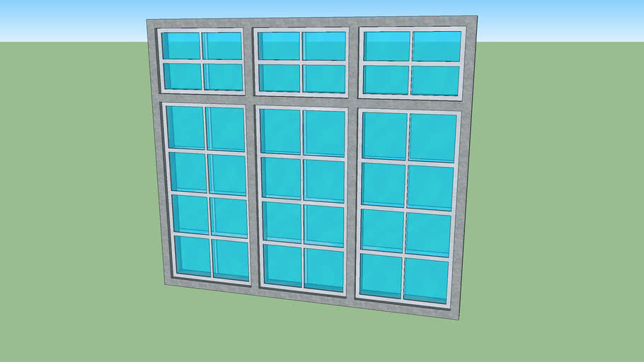 Window 3 Panel 3d Warehouse