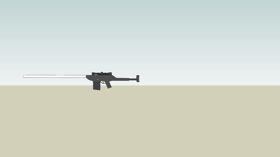 50 Caliber Long Range Sniper Rifle 3d Warehouse