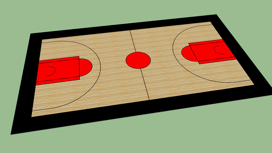 indoor basketball court 3D Warehouse