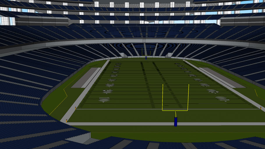 SoFi Stadium Super Bowl Setup 3D Warehouse
