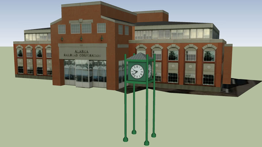 Alaska Railroad Headquarters Building 3D Warehouse