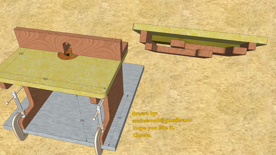 Router table 1. | 3D Warehouse