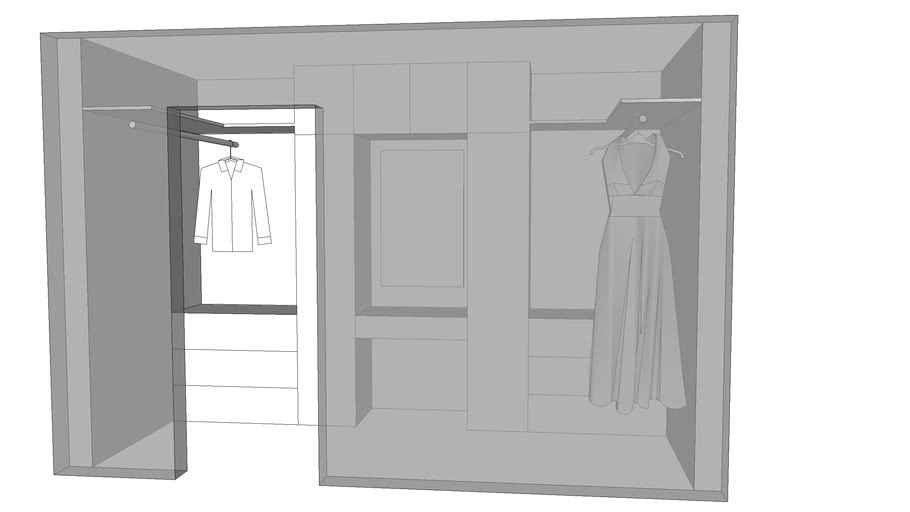 Wardrobe Closet 3D Warehouse