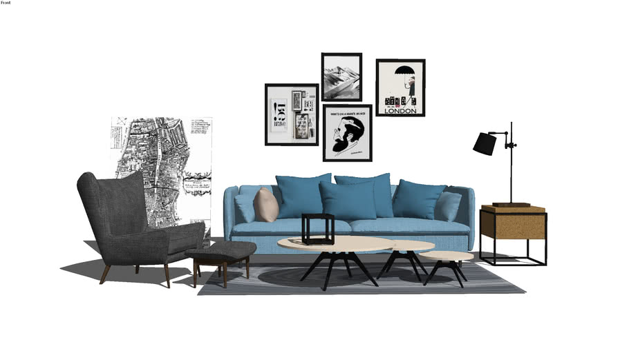 Living Room 3d Warehouse