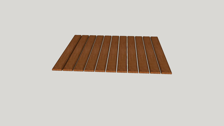 Tabua para Deck cantos arredondados | 3D Warehouse