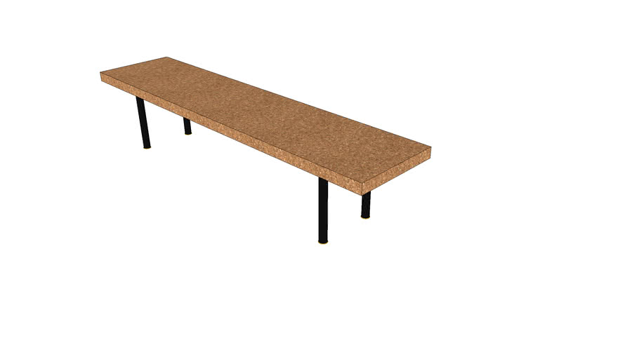 Ikea Sinerlig Coffee Table Natural Cork 3d Warehouse