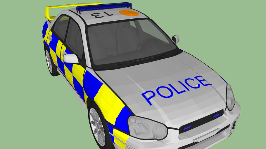 SUBARU Police Car | 3D Warehouse