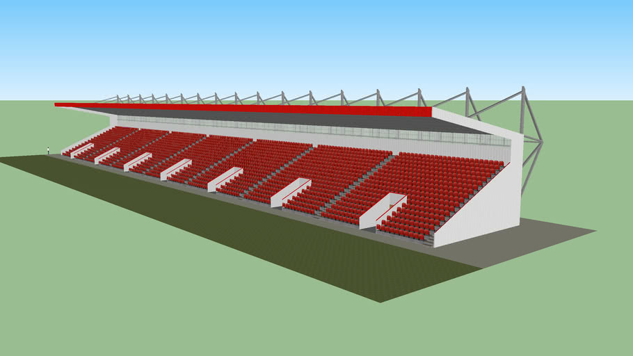 All Seater Football Stand (capacity 2828) 3D Warehouse