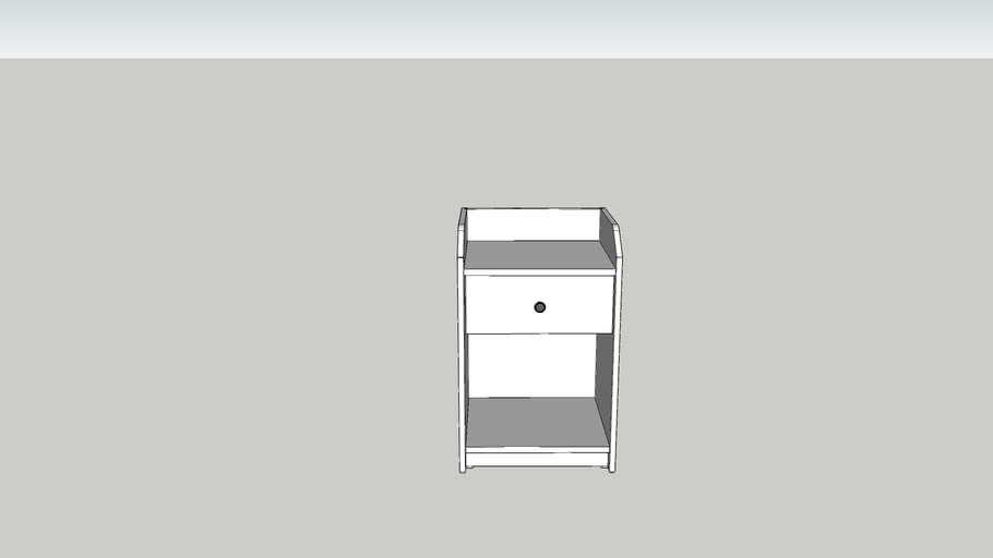 HAUGA_bedside table_IKEA 3D Warehouse
