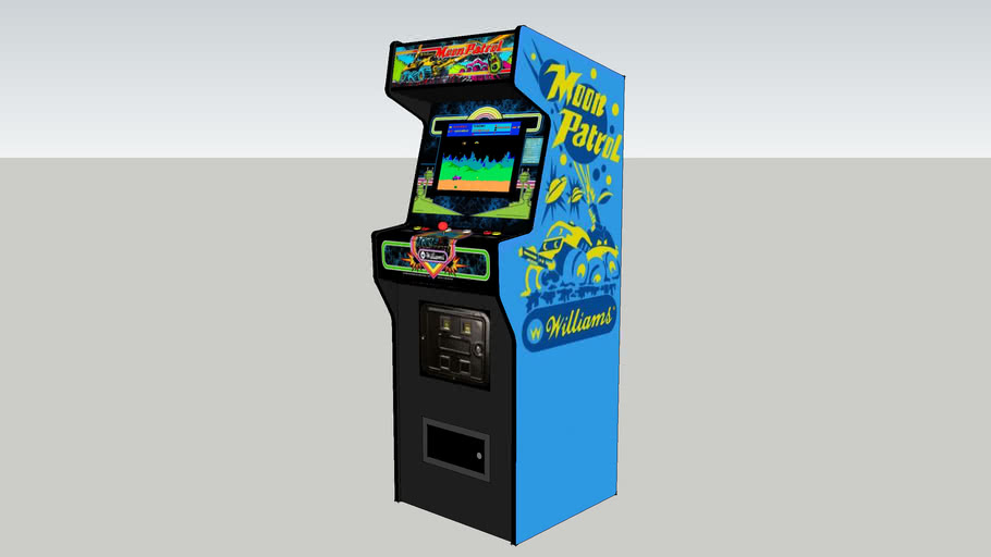 Moon Patrol Arcade Game Rev 1 3d Warehouse
