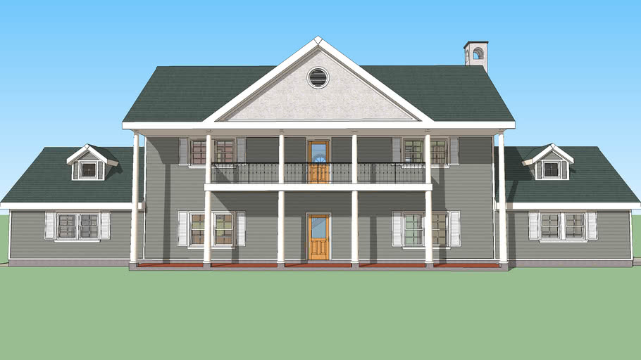 Greek Revival House 3D Warehouse