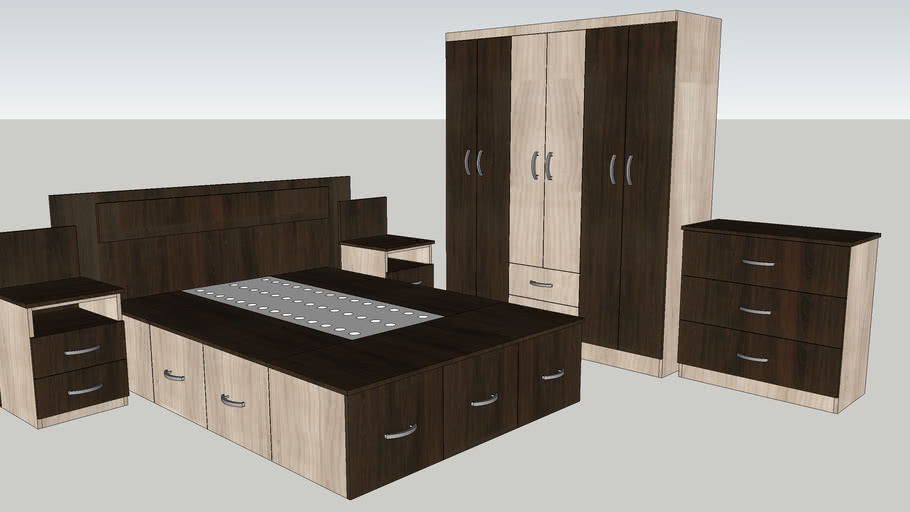 JUEGO DORMITORIO 1 | 3D Warehouse