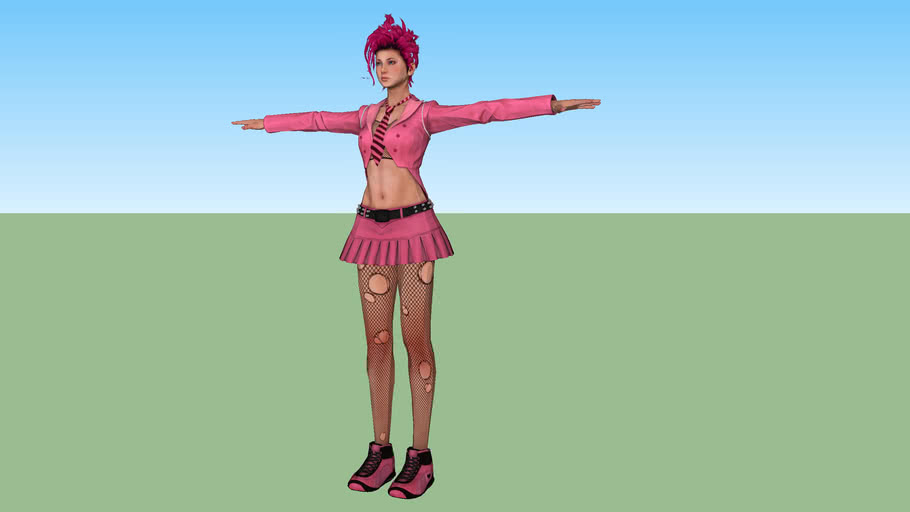 Lollipop Chainsaw Juliet 3D Warehouse