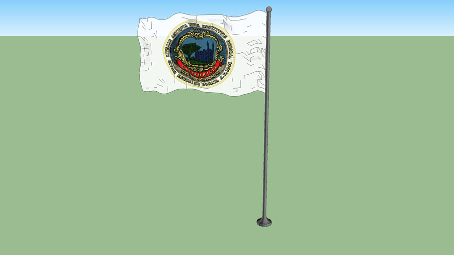 Flag of Cambridge 3D Warehouse