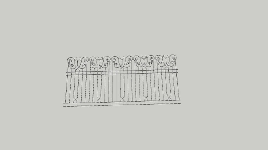 Classical Fence | 3D Warehouse
