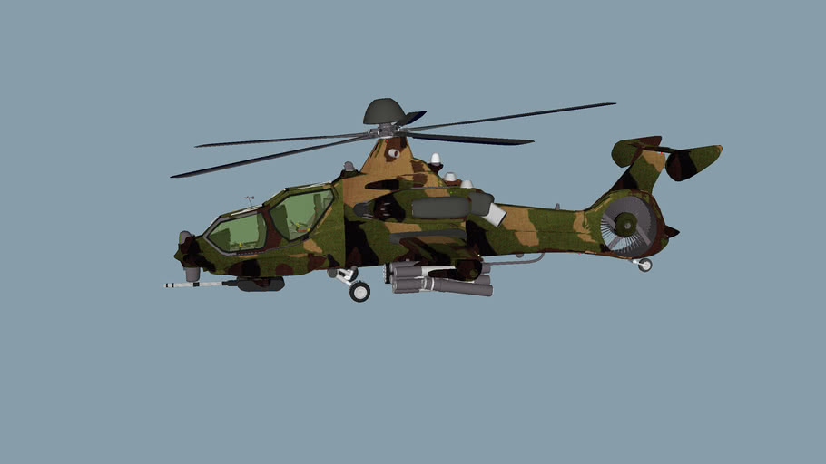 Yps 100 Israeli Greek Army Attack Helicopter 3d Warehouse