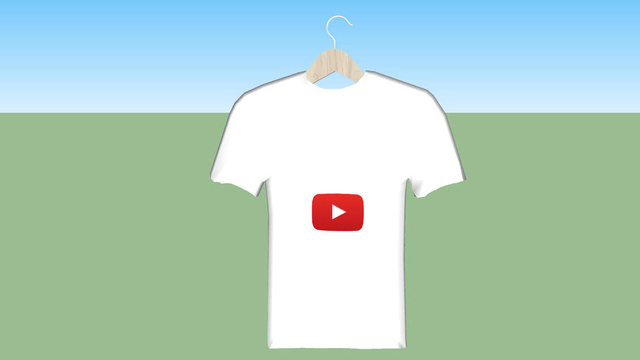 Youtube T恤t恤t Shirt 3d Warehouse